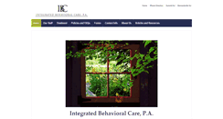 Desktop Screenshot of integratedbehavioralcare.com