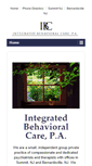 Mobile Screenshot of integratedbehavioralcare.com